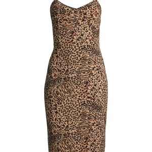 M (7-9) is the size, the brand is No Boundaries, light brown cheetah print